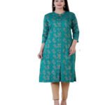 Lifestyle Women Printed Rayon Straight Kurta