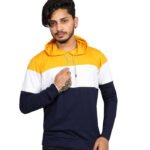 Full Sleeve Color Block Men Sweatshirt