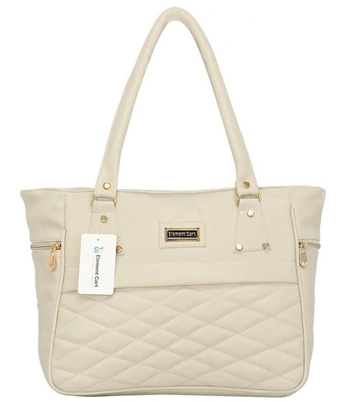 Element cart Women White Shoulder Bag