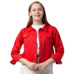 Fday Fashion Half Sleeve Solid Women Jacket