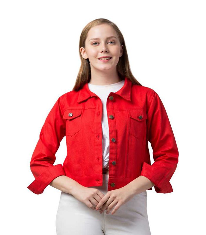 Fday Fashion Half Sleeve Solid Women Jacket