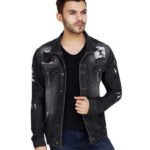 Arbia Funki Full Sleeve Solid Men Denim Casual Jacket