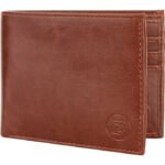 Men Casual Brown Artificial Leather Wallet  (4 Card Slots)